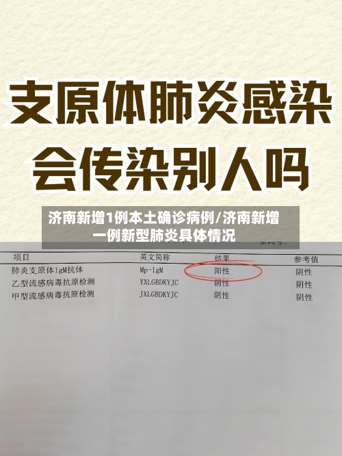 济南新增1例本土确诊病例/济南新增一例新型肺炎具体情况-第3张图片
