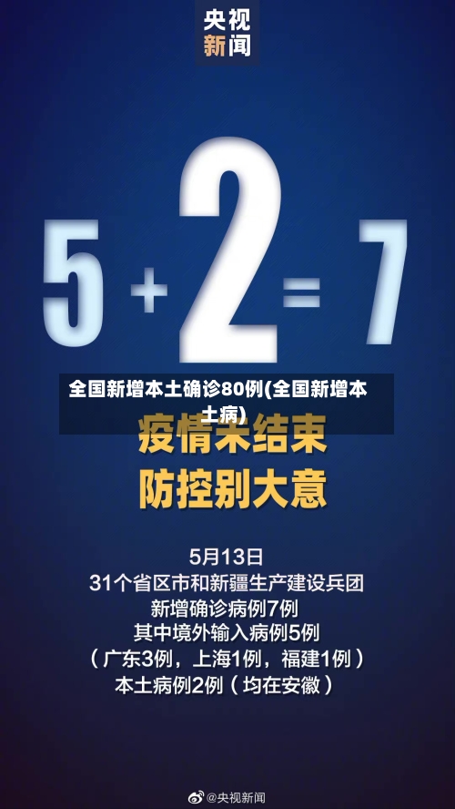 全国新增本土确诊80例(全国新增本土病)-第2张图片
