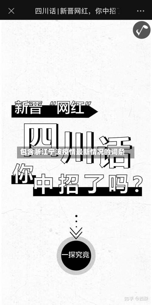 包含浙江宁波疫情最新情况的词条-第3张图片