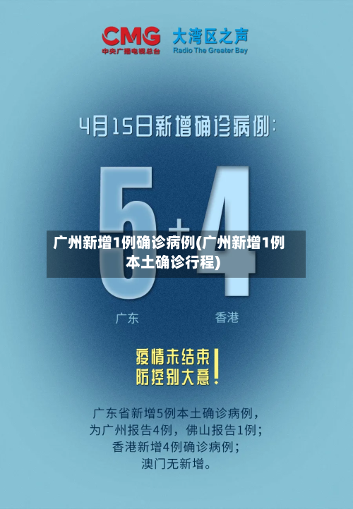 广州新增1例确诊病例(广州新增1例本土确诊行程)-第3张图片