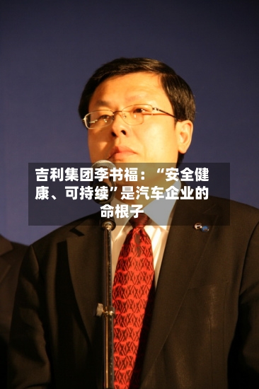 吉利集团李书福：“安全健康、可持续”是汽车企业的命根子-第3张图片