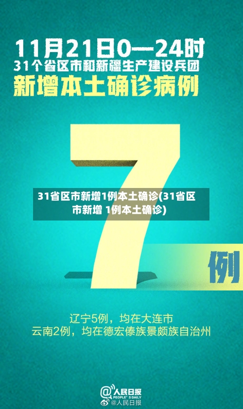 31省区市新增1例本土确诊(31省区市新增 1例本土确诊)-第3张图片