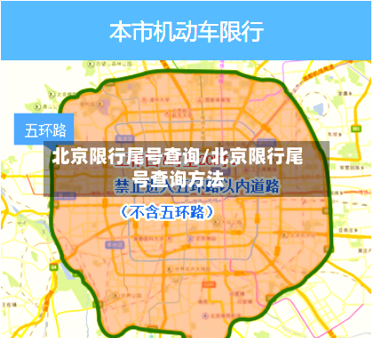 北京限行尾号查询/北京限行尾号查询方法-第3张图片