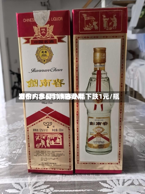酒价内参6月15日费用发布：水晶剑南春小幅下跌1元/瓶