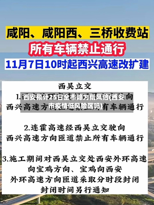 西安预计25日全市降为低风险(西安市疫情低风险区吗)