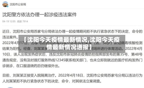 【沈阳今天疫情最新情况,沈阳今天疫情最新情况通报】-第3张图片