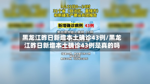 黑龙江昨日新增本土确诊43例/黑龙江昨日新增本土确诊43例是真的吗