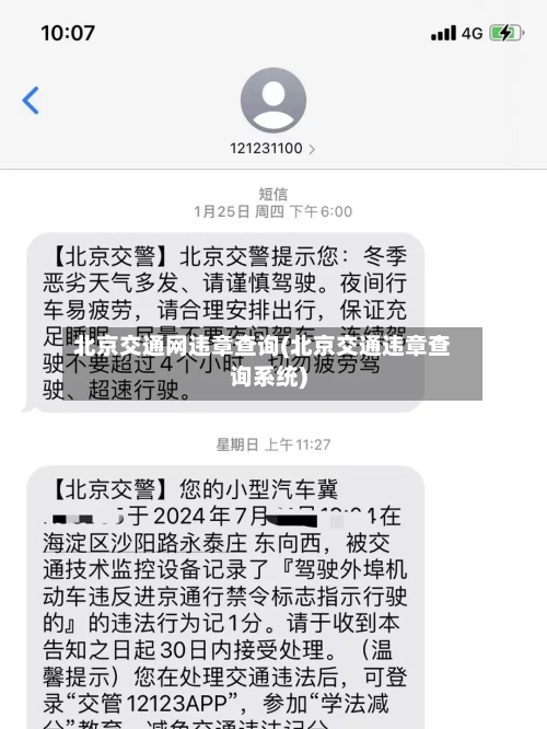 北京交通网违章查询(北京交通违章查询系统)-第3张图片