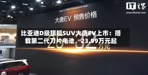 比亚迪D级旗舰SUV大唐EV上市：搭载第二代刀片电池，23.99万元起-第3张图片
